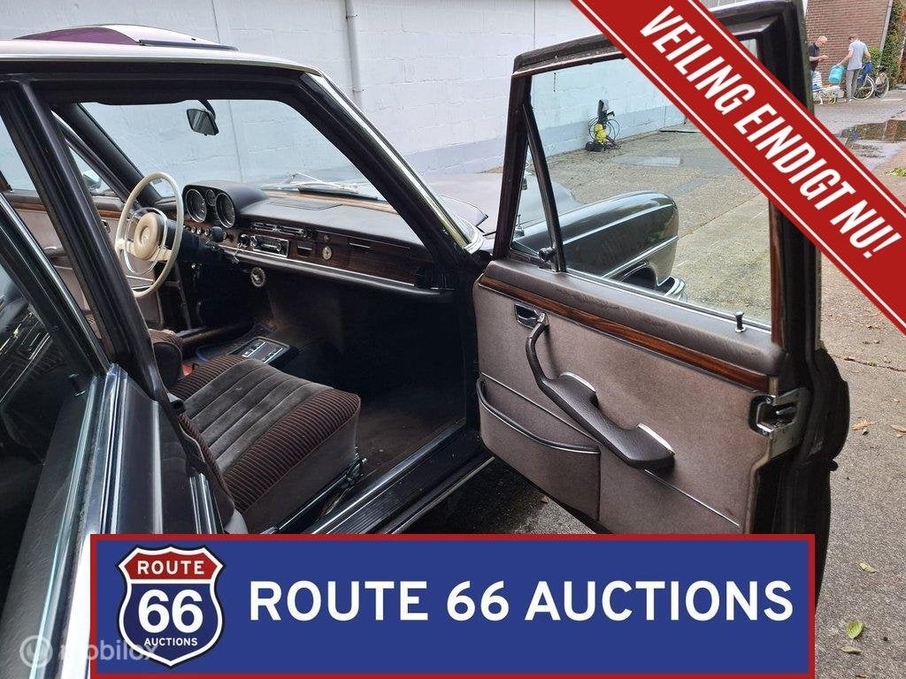 Mercedes-Benz 300 SEL | 1972 | Route 66 Auctions, Autos, Achat, Entreprise, Boîte manuelle, Autre carrosserie