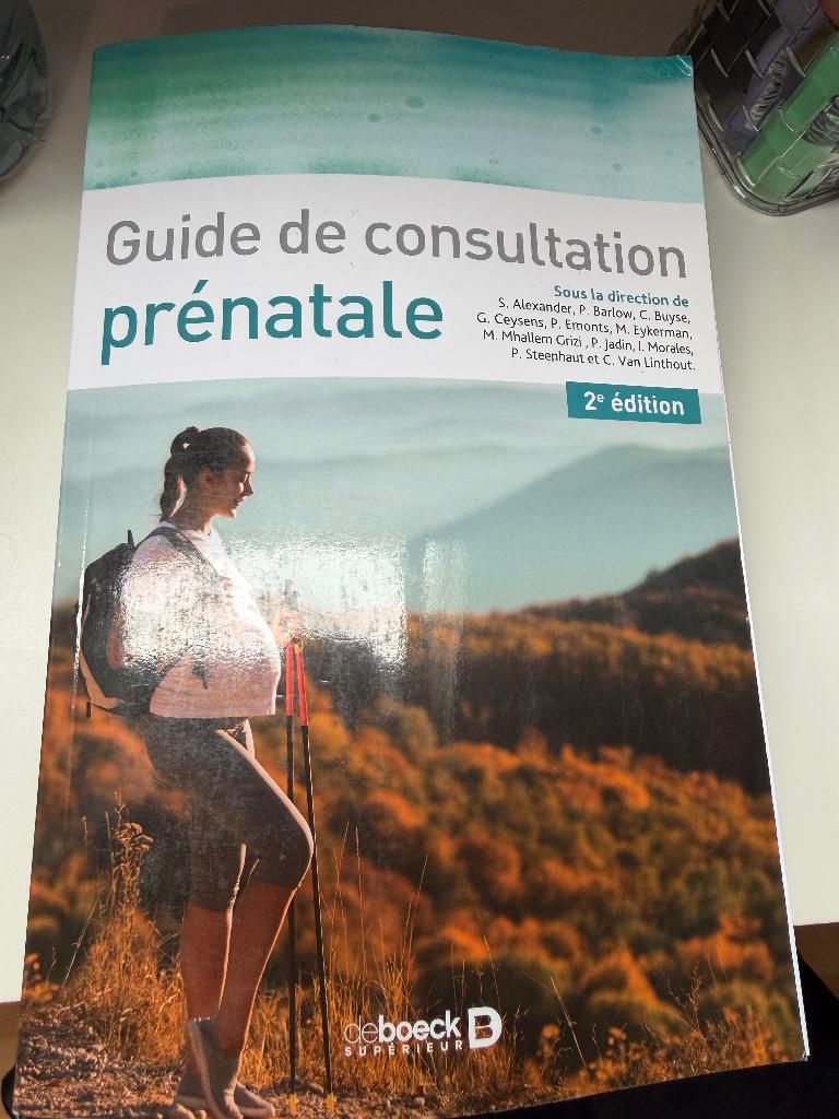 Guide de consultation prénatale, Enlèvement, Comme neuf, Enseignement supérieur, De Boeck