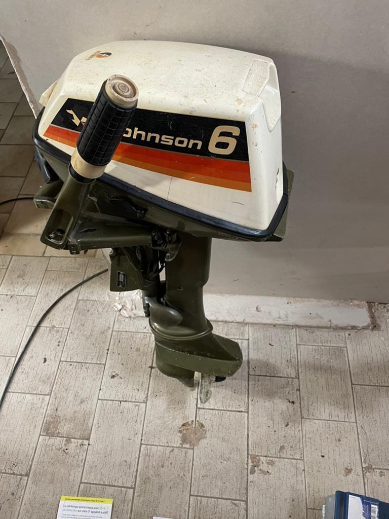 Moteur bateau hors-bord Johnson 6 CV – Sea Horse, Enlèvement, Comme neuf