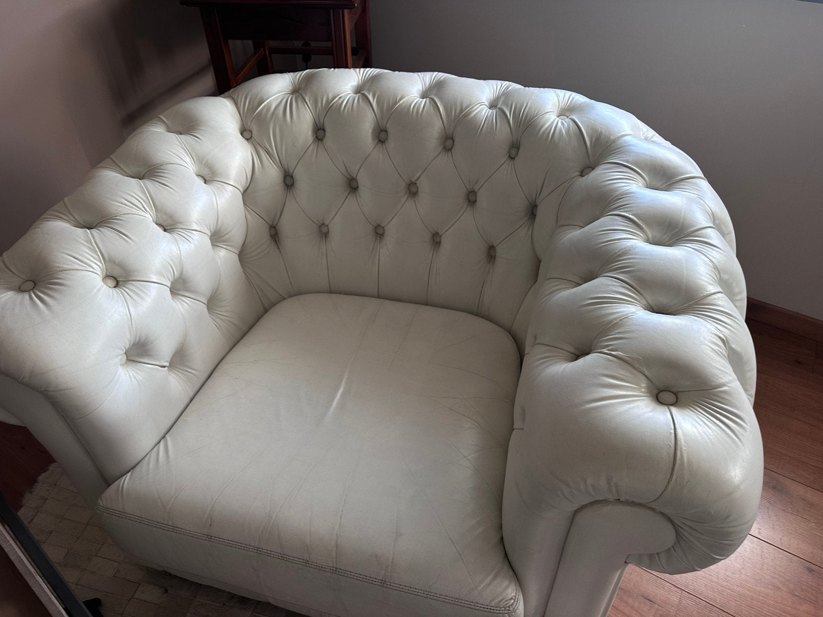 Chesterfield style zetels, 75 à 100 cm, Moins de 150 cm, Chesterfield, Une personne