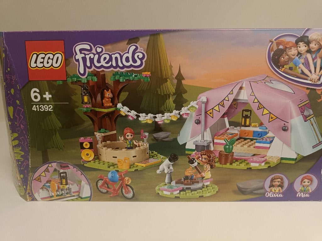 Lego 41392 Glamping in de natuur, Ophalen, Zo goed als nieuw, Compleet, Lego
