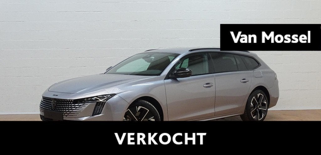 Peugeot 508 SW 1.6T Hybrid allure, Auto's, 745 kg, Stof, Gebruikt, Zwart