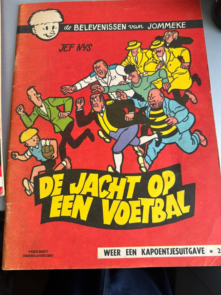 Jommeke eerste nummer De jacht op een voetbal, Boeken, Ophalen, Zo goed als nieuw
