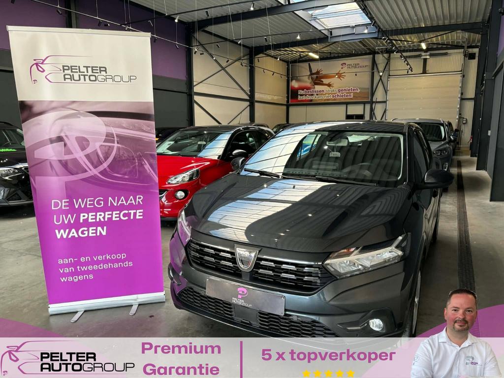 Dacia Sandero 1.0TCe 1Ste eig. Airco 92Pk, Auto's, Dacia, 0 kg, Euro 6, Bedrijf, Zilver of Grijs