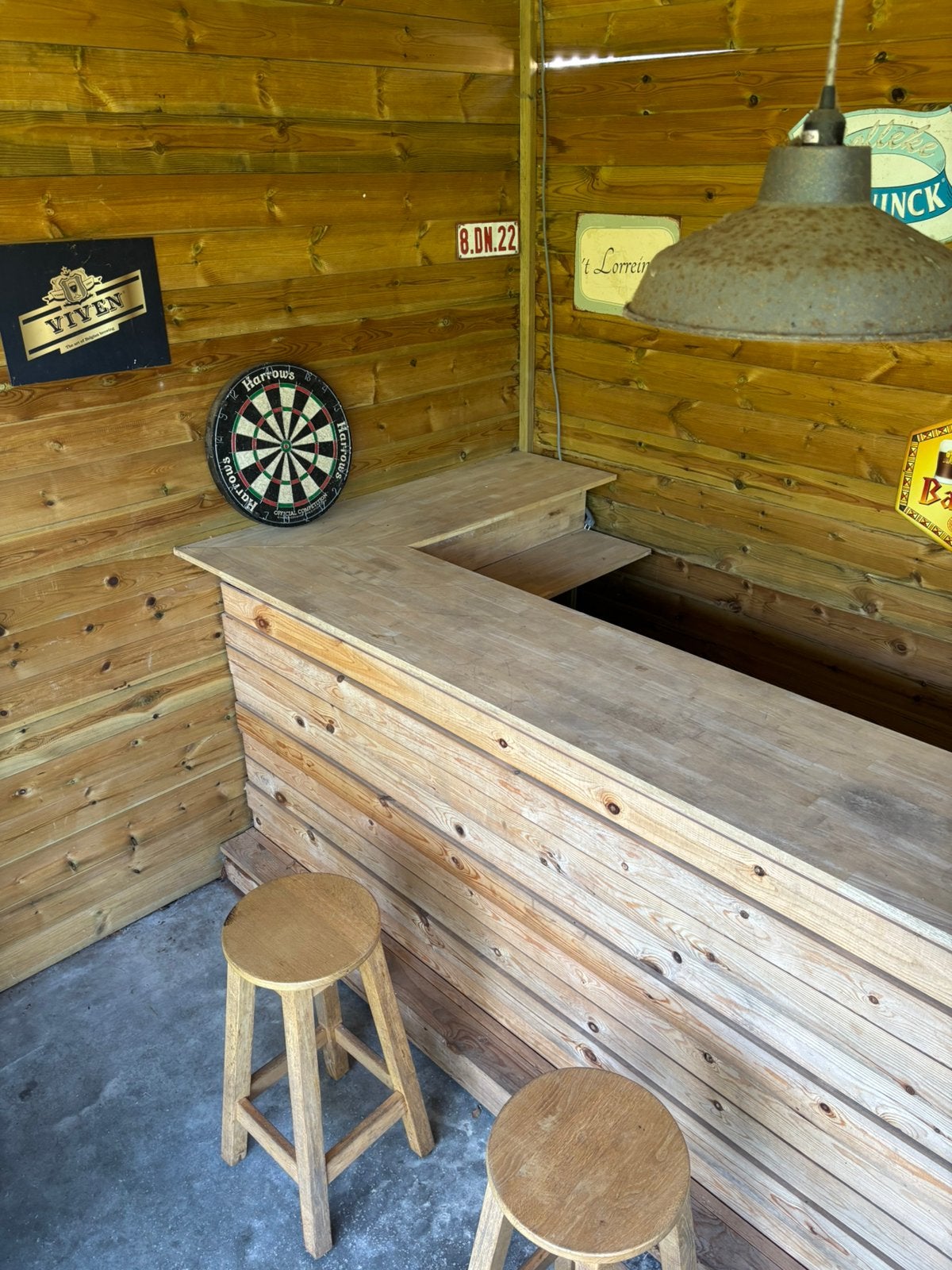 Zelfgemaakte bar, Huis en Inrichting, Barren, Ophalen, Gebruikt