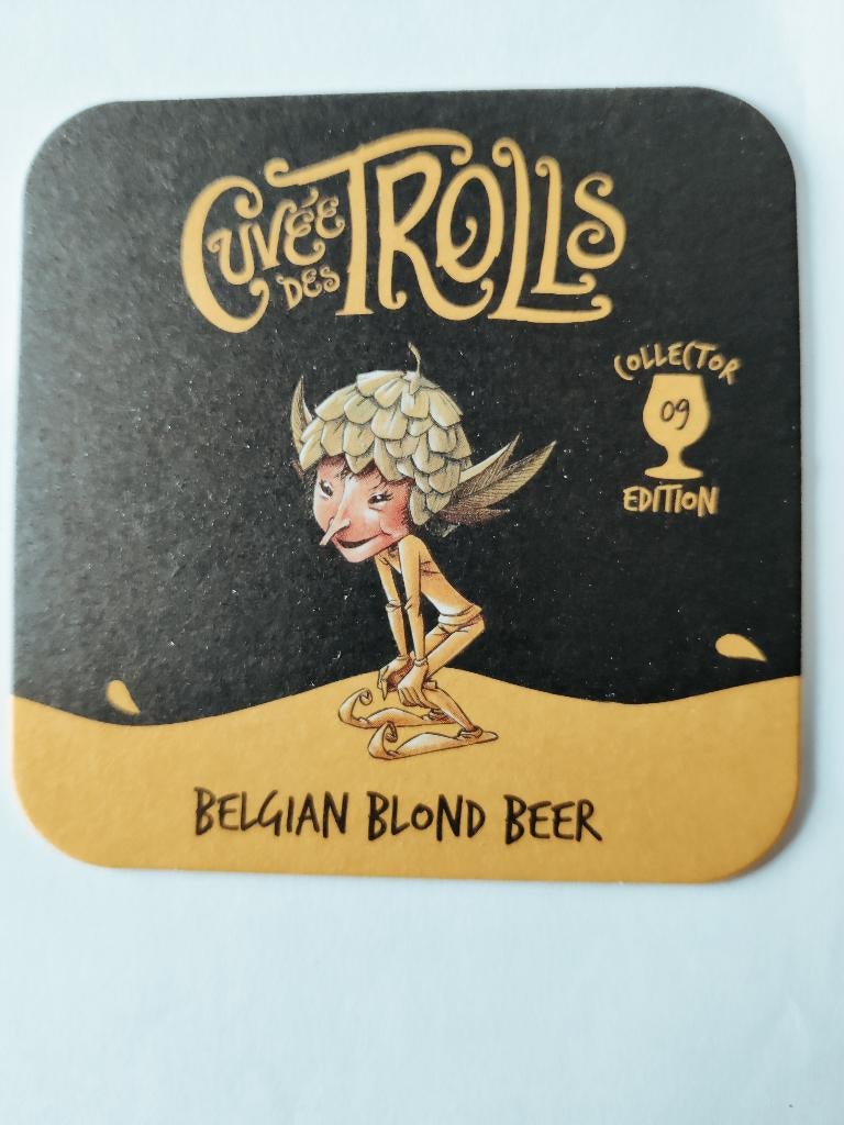 Bierviltje Cuvée des trolls R/V, Verzamelen, Ophalen of Verzenden, Nieuw, Viltje(s), Overige merken