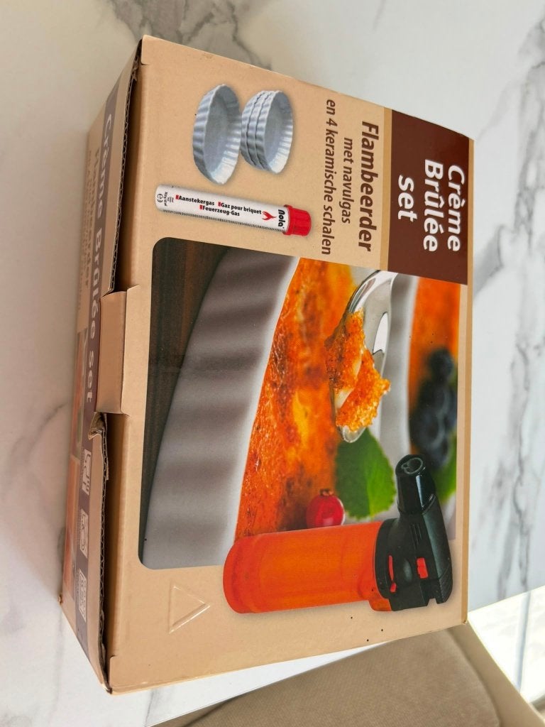 NOLA Crème Brûlée-set., Ophalen of Verzenden, Nieuw, Minder dan 4 personen