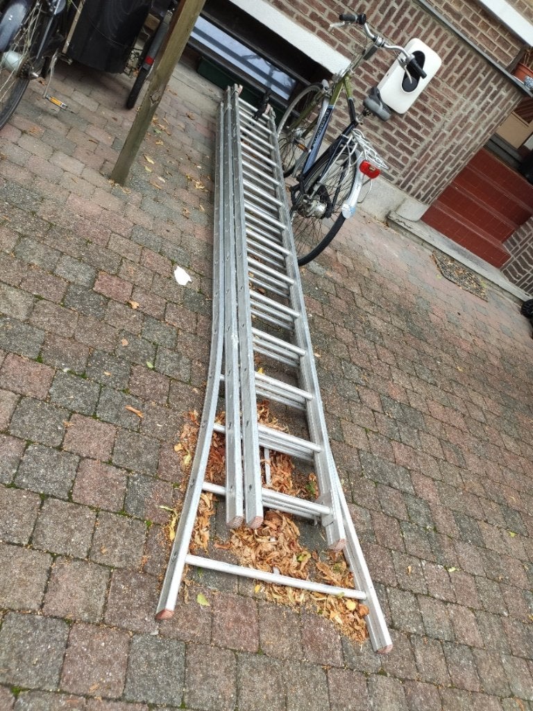 Échelle à trois sections, Bricolage & Construction, Pliable ou rétractable/escamotable, Échelle, Enlèvement, Utilisé