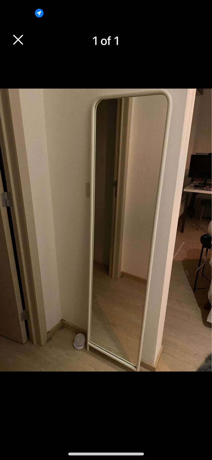 Ikea large mirror with stands, Maison & Meubles, Enlèvement, Comme neuf