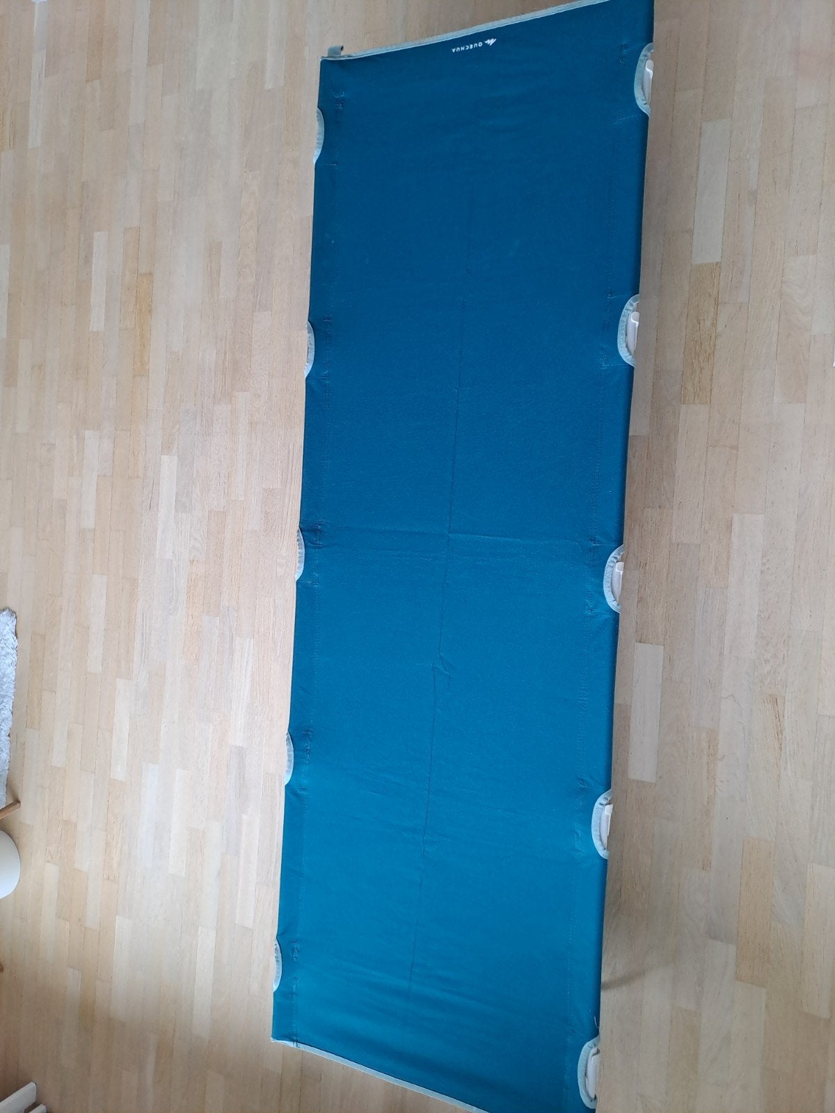 Veldbed Decathlon groen 185x60x20, Caravans en Kamperen, Ophalen, Zo goed als nieuw
