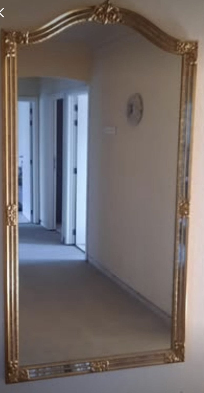 Grand miroir vintage, Enlèvement