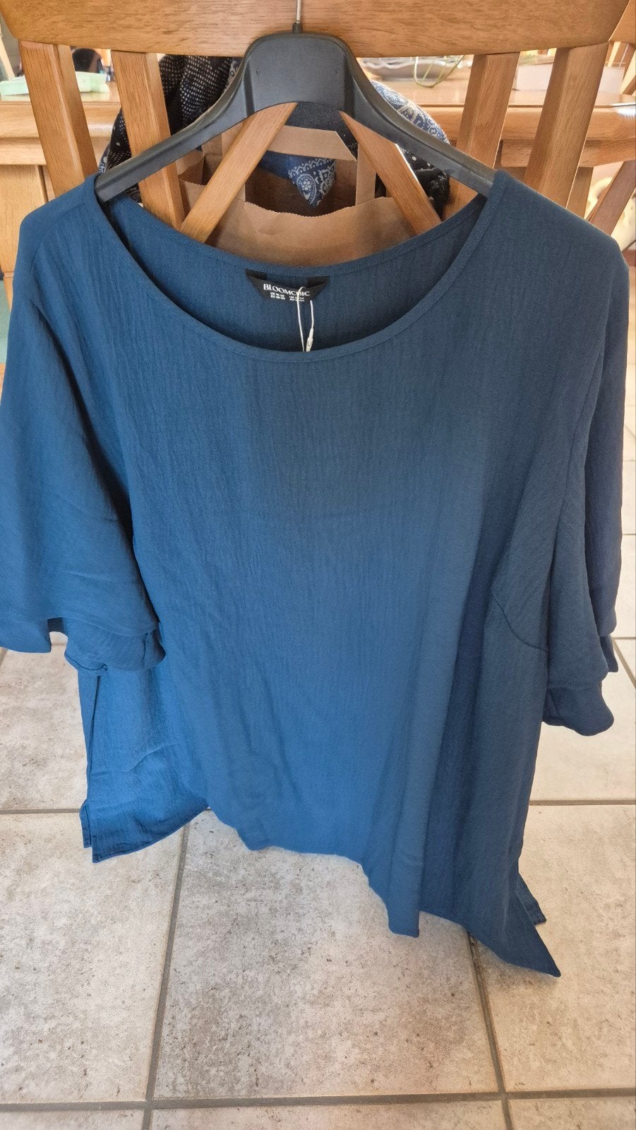 Bloomchic T-shirt, Kleding | Dames, Blauw, Maat 46/48 (XL) of groter, Nieuw, Bloomchic