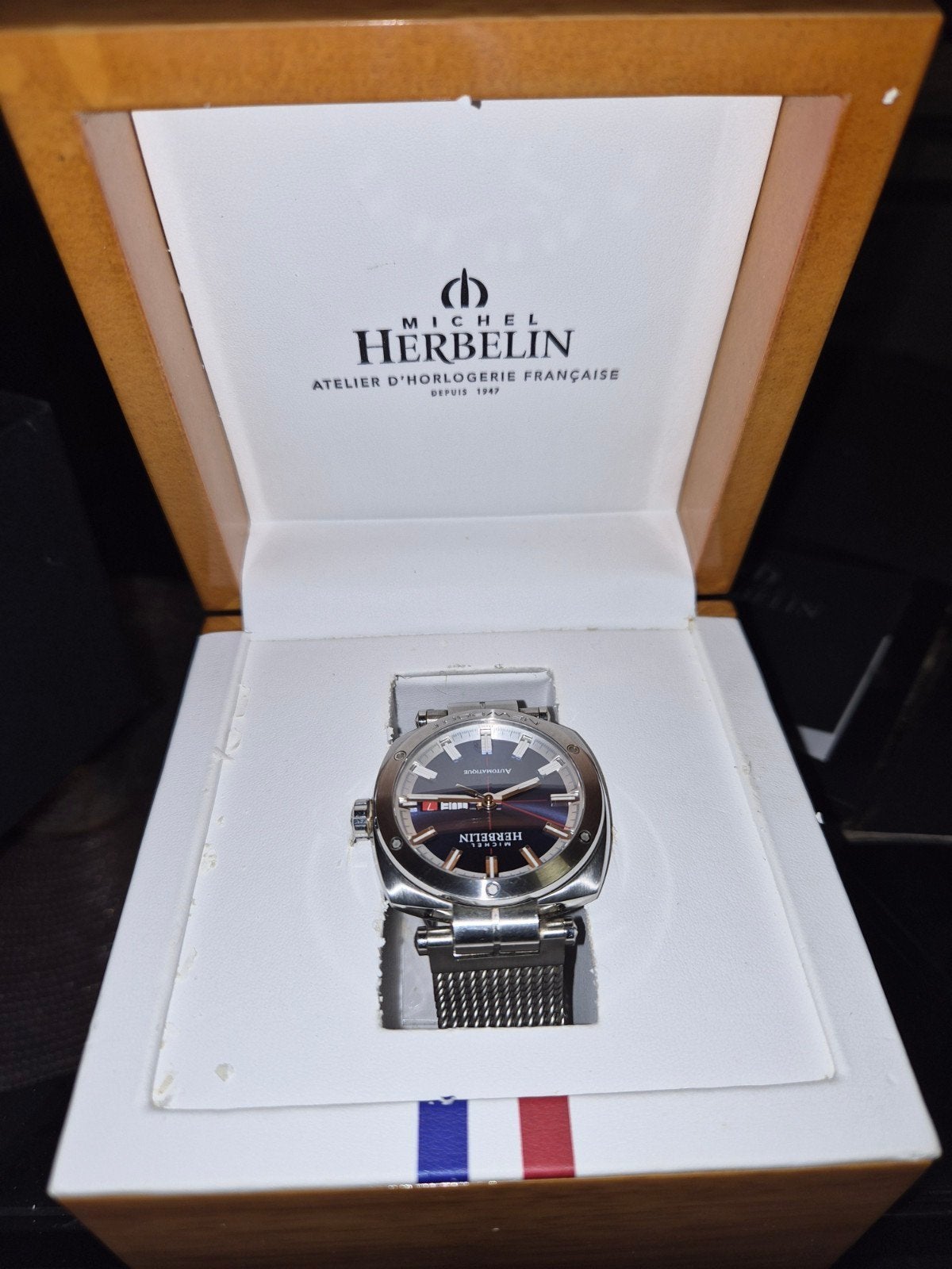 montre michel herbelin, Montre-bracelet, Enlèvement, Acier, Acier