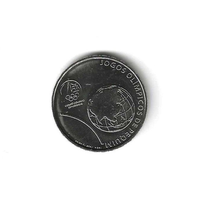 Portugal, 2,50 Euro 2008, Bejing Olympics., Postzegels en Munten, Ophalen of Verzenden, Portugal, Losse munt
