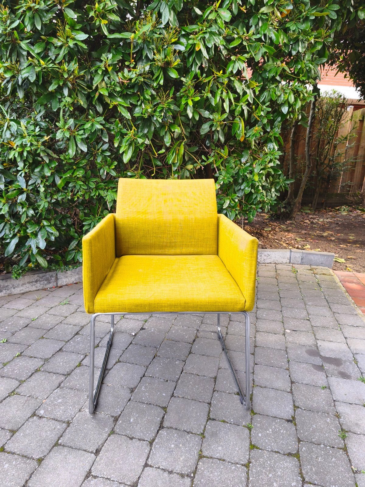 set van 6 comfortabele eettafel stoelen, Ophalen, Gebruikt, Stof