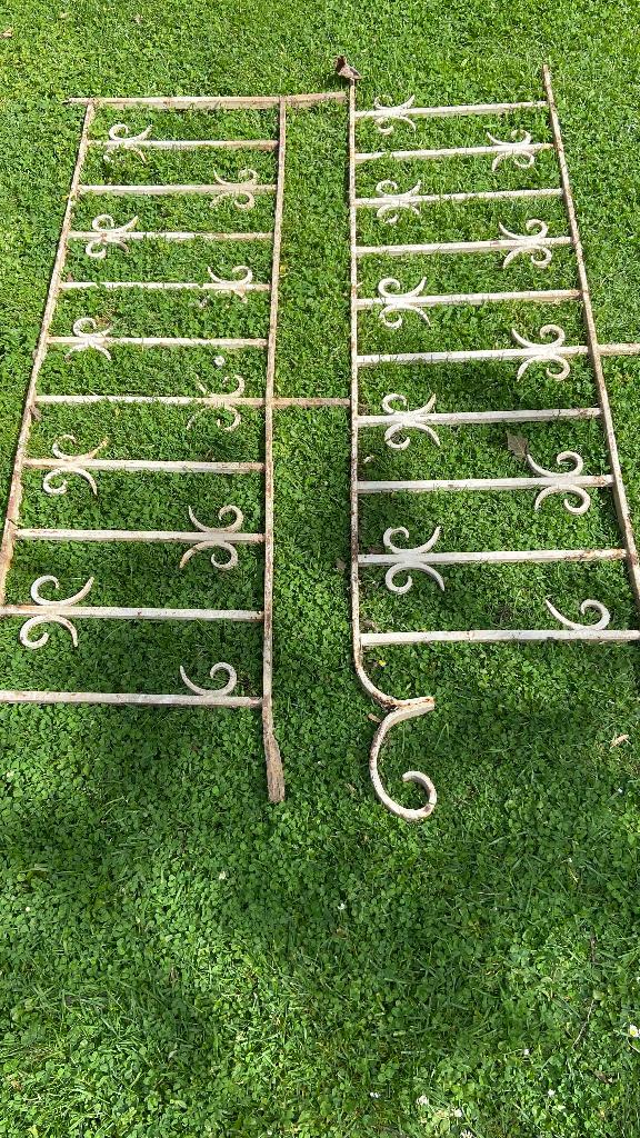 Barrières-rambardes en fer forgé, Enlèvement, Utilisé, Fer, Autres types