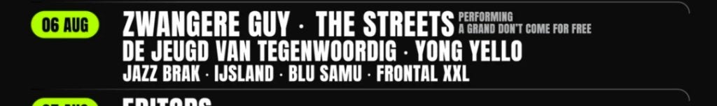 Lokerse feesten 6/8: the streets, jeugd v tegenwoordig,, Tickets en Kaartjes, Evenementen en Festivals, Eén persoon