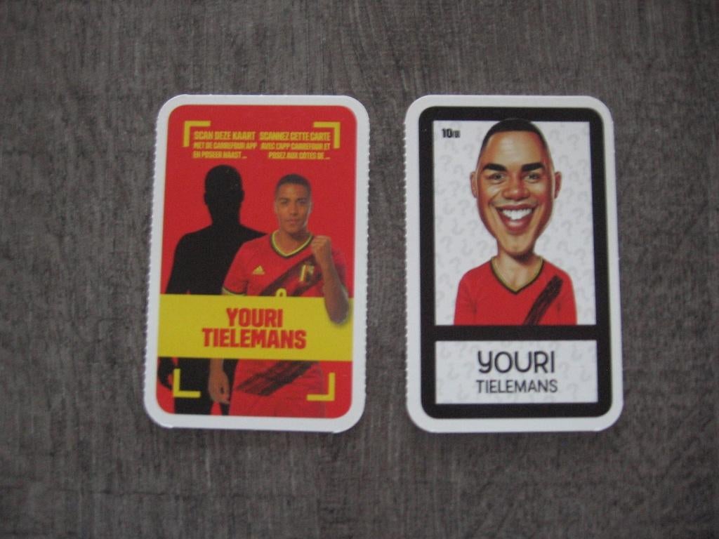 YOURI TIELEMANS Diables rouges belges ! ! !, Collections, Enlèvement ou Envoi, Neuf, Cartes de joueur