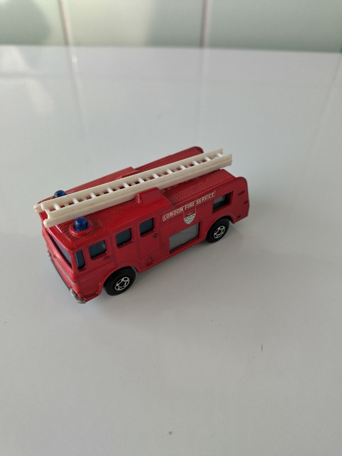 Vintage Matchbox Fire Engine AFHALING LEES BESCHRIJVING, Enlèvement, Utilisé, Voiture, Matchbox