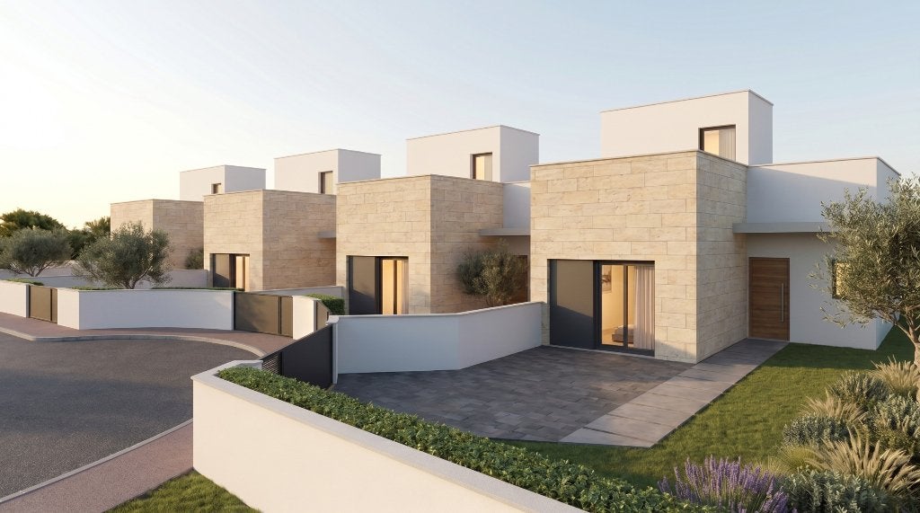 Halfvrijstaande woningen 136m2, 4 slaapkamers Mazarrón, Immo, 136 m², Woonhuis, 4 kamers, Spanje