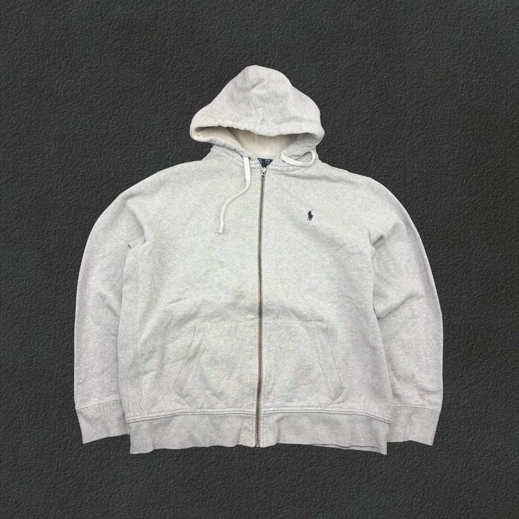 (1025) Grijze Ralph Lauren Zip Vest - Heren XXL - Zeer Goed, Verzenden, Ralph Lauren, Overige maten, Zo goed als nieuw