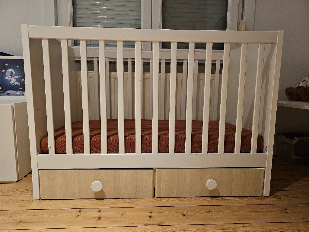 babybed, Gebruikt, Minder dan 140 cm, Minder dan 70 cm, Ophalen