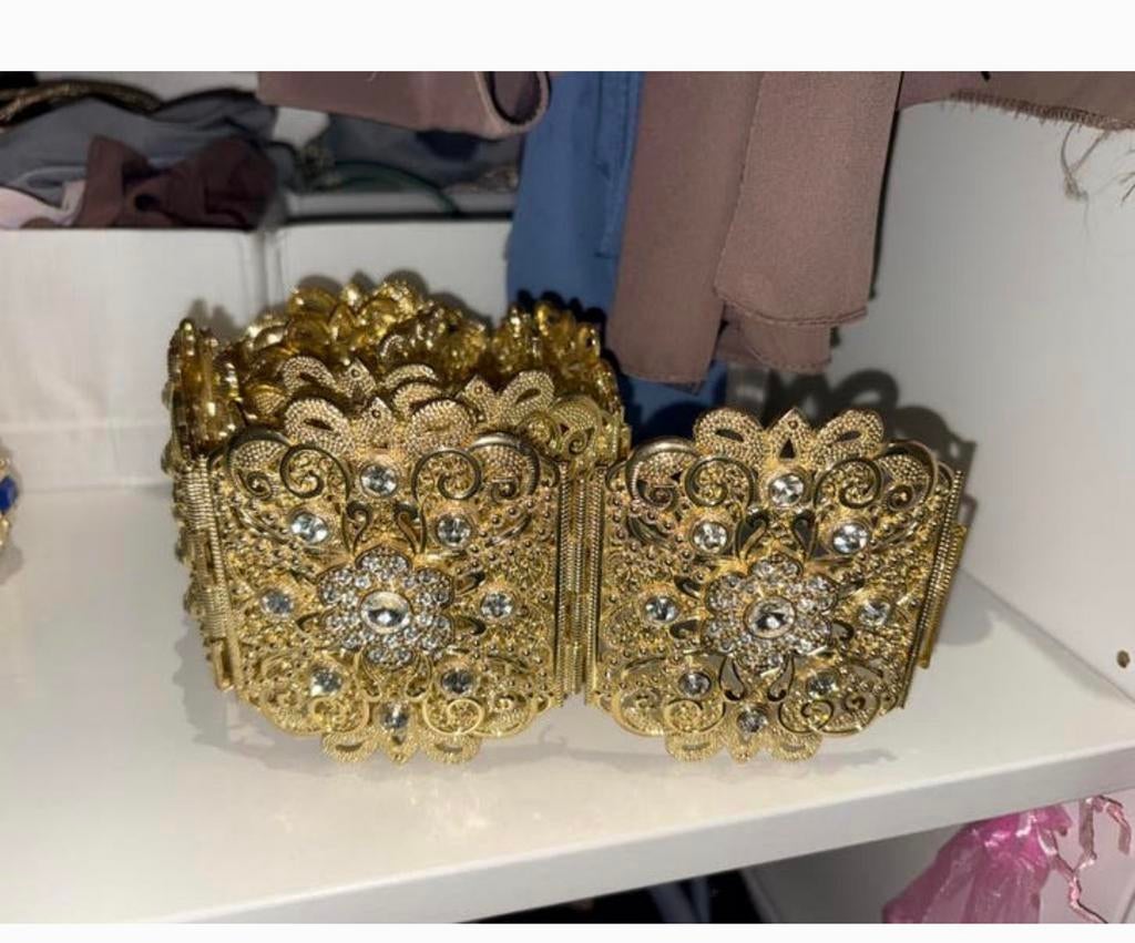 Riem goud dames, Huis en Inrichting, Woonaccessoires | Kransen, Ophalen of Verzenden, Zo goed als nieuw