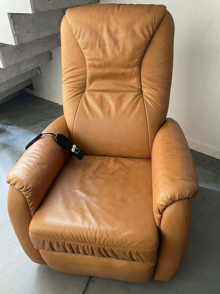 Fauteuil relax en cuir, Enlèvement, Utilisé, Cuir, Modern