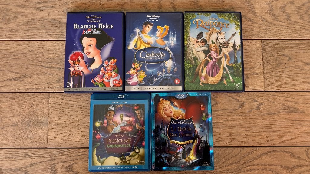 Cendrillon, Blanche Neige, Raiponce – Blu-Ray, Cd's en Dvd's, Blu-ray, Nederlands, Ophalen of Verzenden, Blu-ray, Nederlands