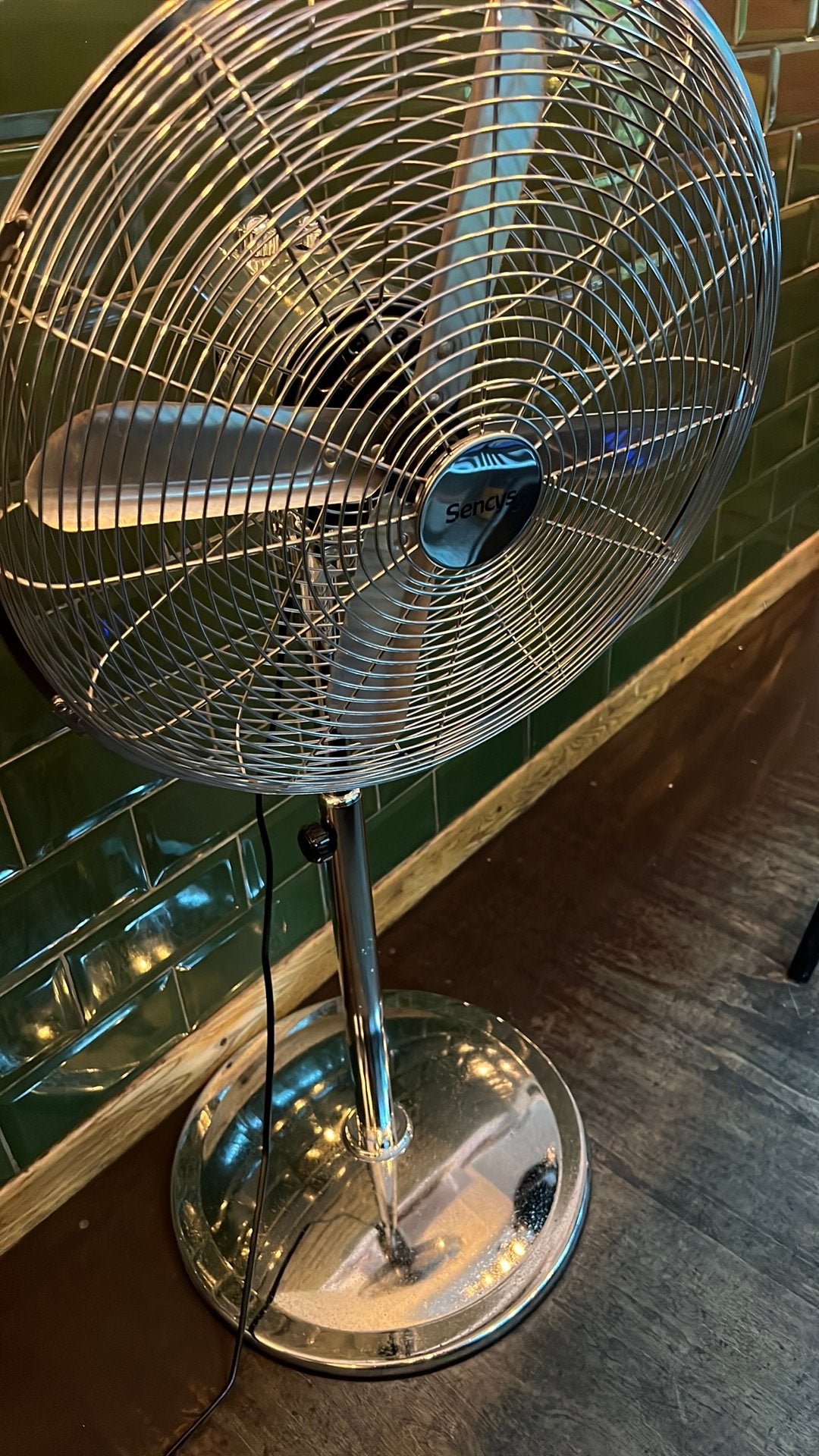 Vloerventilator, Ophalen, Vloerventilator