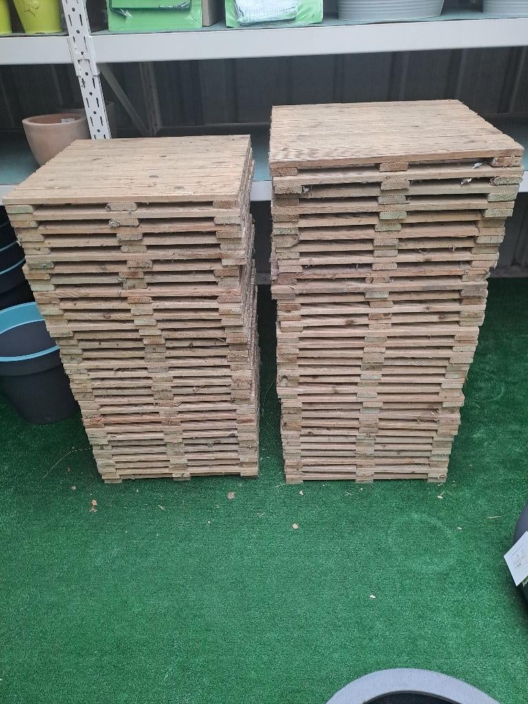 STAPTEGEL HOUT, Doe-het-zelf en Bouw, Hout en Planken, Ophalen, Zo goed als nieuw, Geïmpregneerd