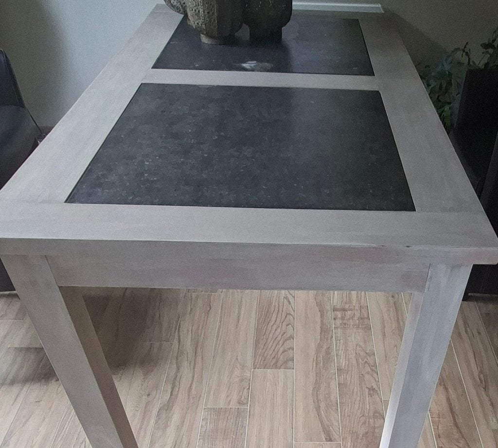 Tafel, Huis en Inrichting, Tafels | Eettafels, Ophalen, Gebruikt, Teakhout, 50 tot 100 cm