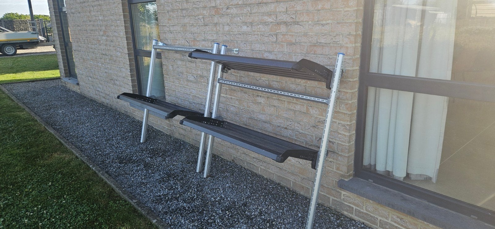 Sortimo opvouwbare plankwagen, Ophalen