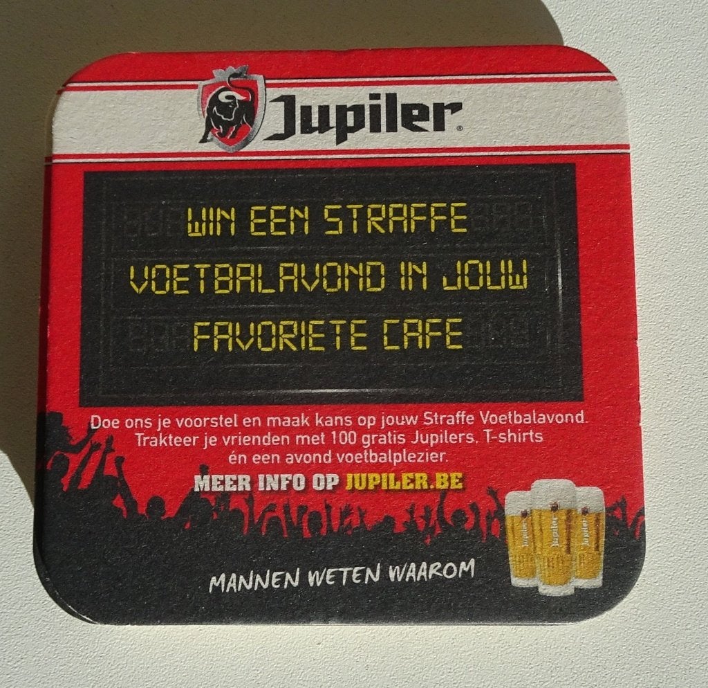 bierviltjes van Jupiter (win een straffe… ), Verzamelen, Ophalen of Verzenden, Nieuw, Viltje(s), Jupiler