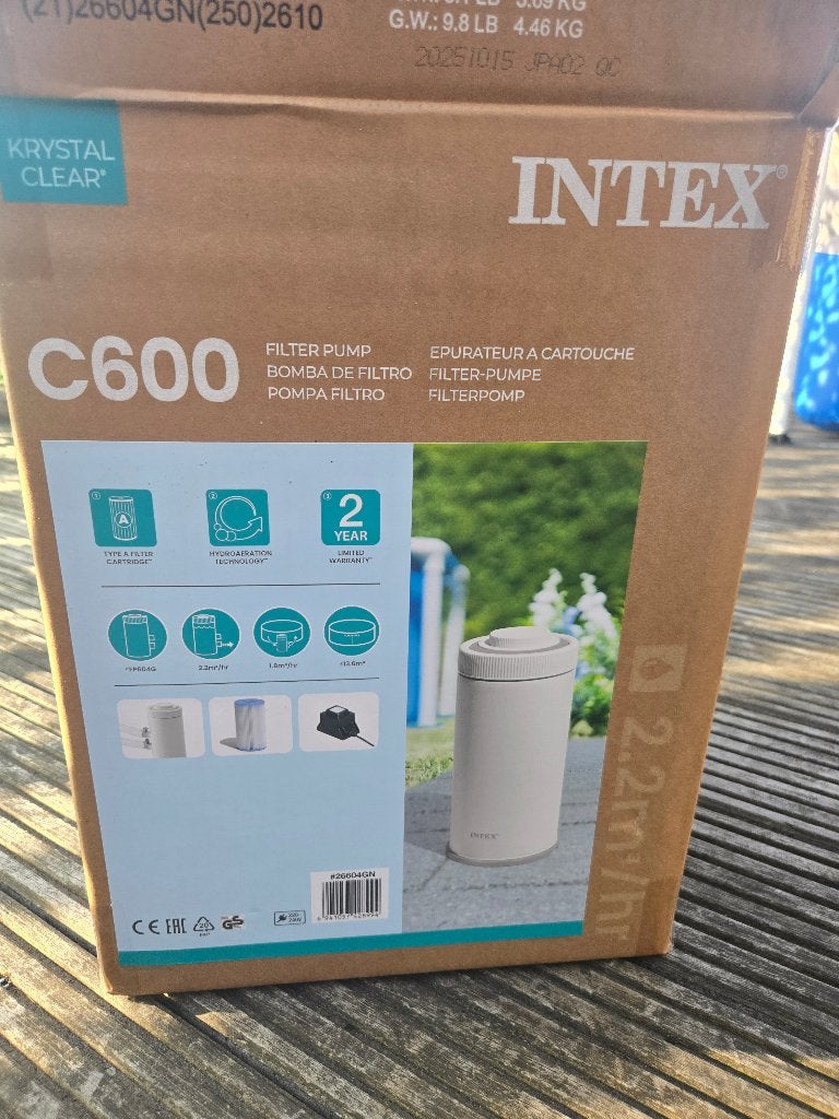 Zwembad filter intex (volledig compleet), Tuin en Terras, Ophalen of Verzenden, Nieuw, Filter