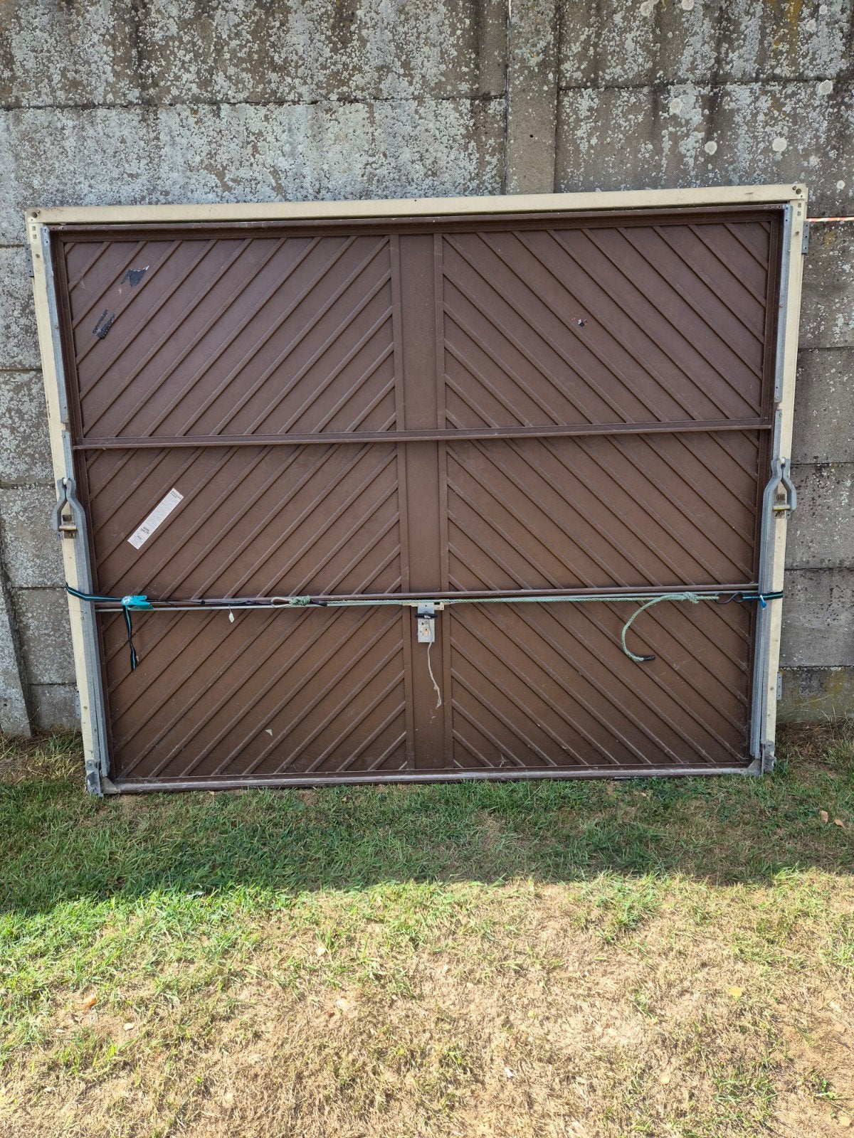 Siebau H2m garagedeur, L2m45., Ophalen, Gebruikt, 200 cm of meer, IJzer