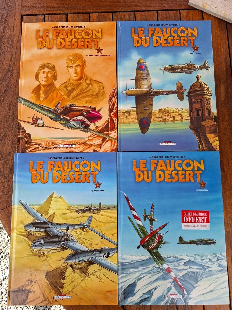 LOT 4 BD DE VALK VAN DE WOESTIJN EO ALS NIEUW, Ophalen of Verzenden, Zo goed als nieuw, FRANZ ZUMSTEIN