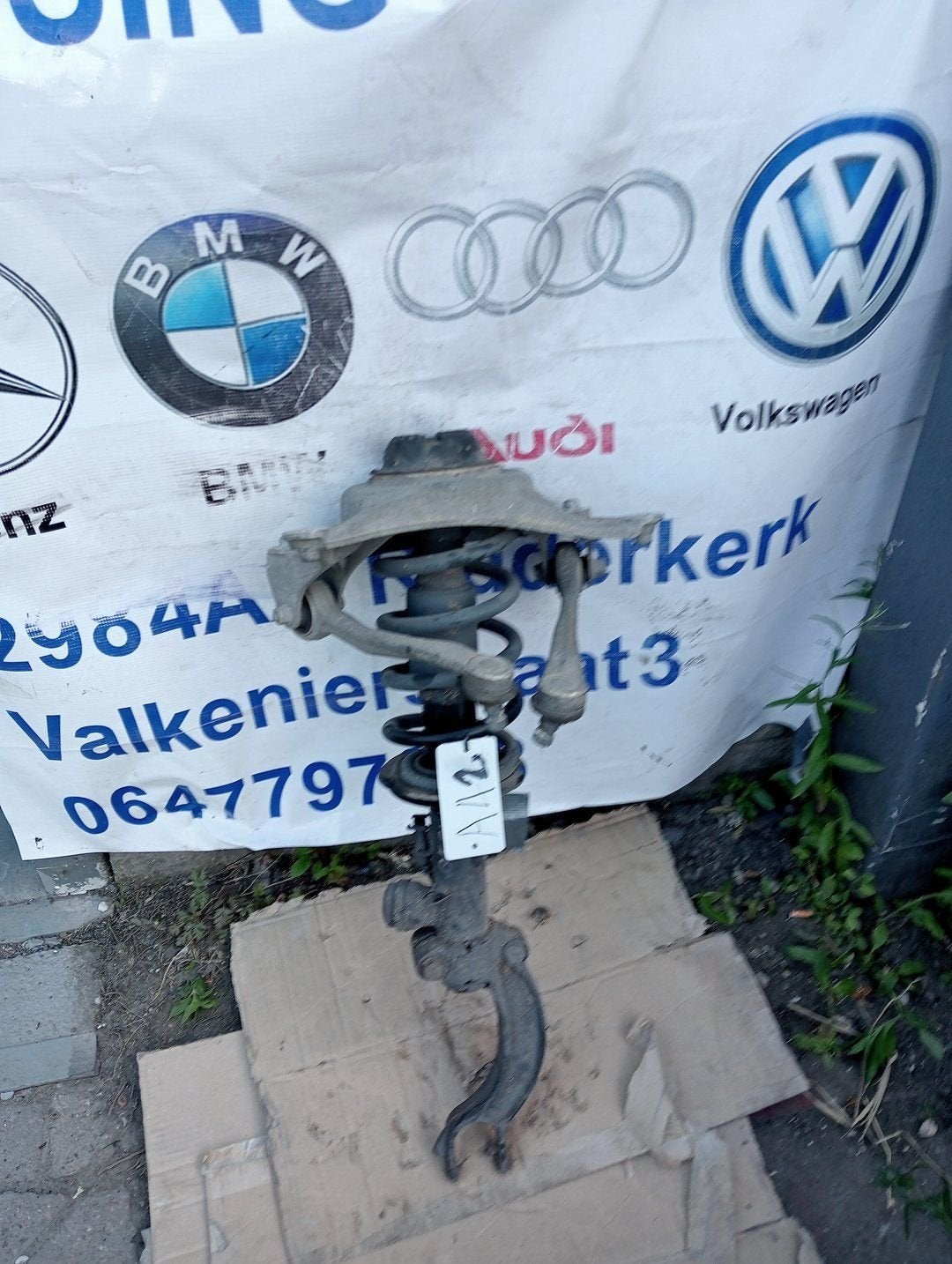 Schokdemper rechts-voor van een Audi Q5, -, Audi, Utilisé, -