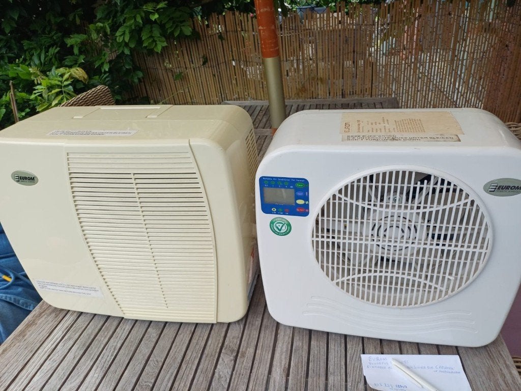 Eurom AC2400 Airconditioner - Aircooler, Ophalen, Gebruikt, Minder dan 60 m³, 2 snelheden