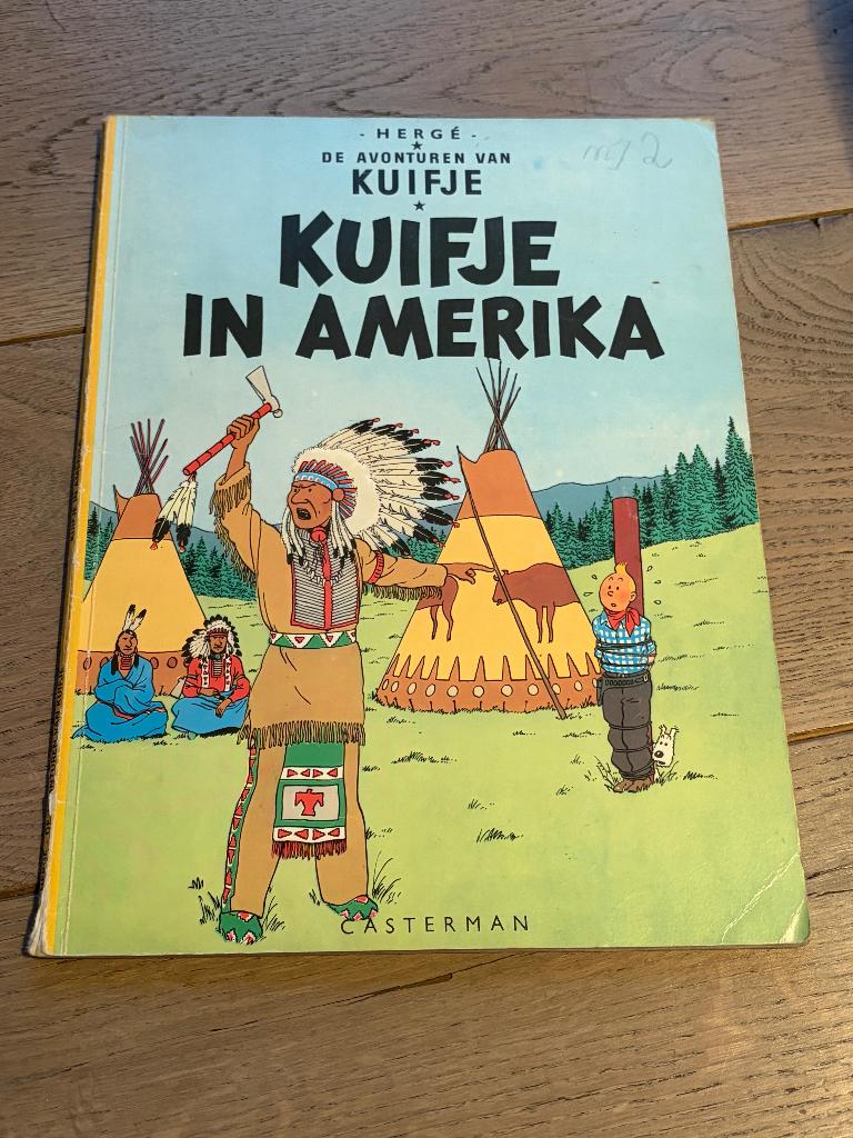 Kuifje - In Amerika, Boeken, Eén stripboek, Ophalen of Verzenden, Gelezen, Herge