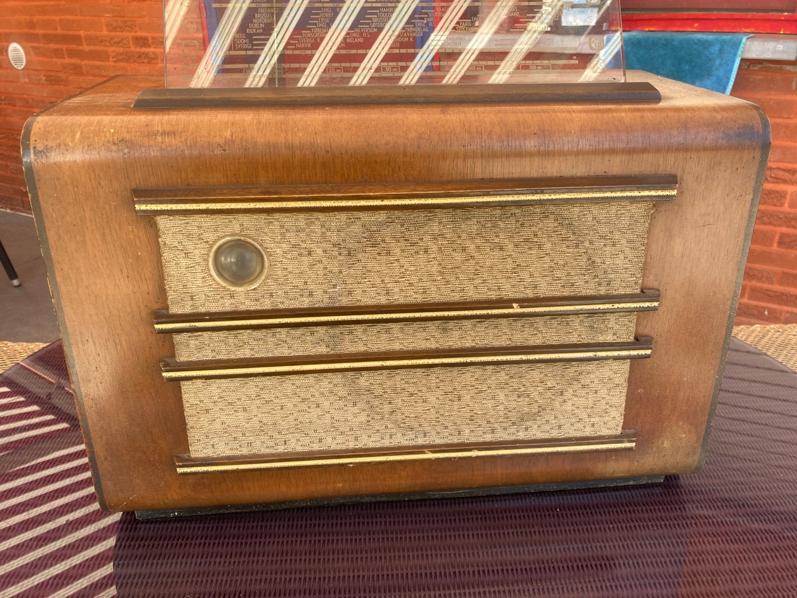 Retro radio, Audio, Tv en Foto, Radio's, Ophalen, Gebruikt, Radio