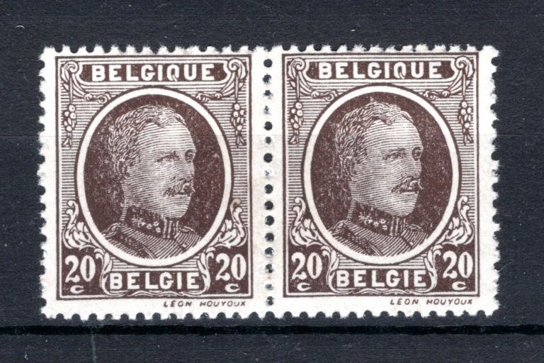 196 MNH 1922 - Z.M. Koning Albert 1 (2 stuks) -1, Verzenden, Postfris, Postfris