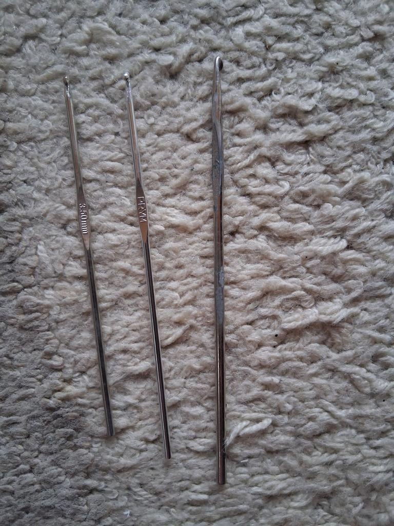 Haaknaalden 3, 3.5 en 4 mm, Hobby en Vrije tijd, Breien en Haken, Ophalen of Verzenden