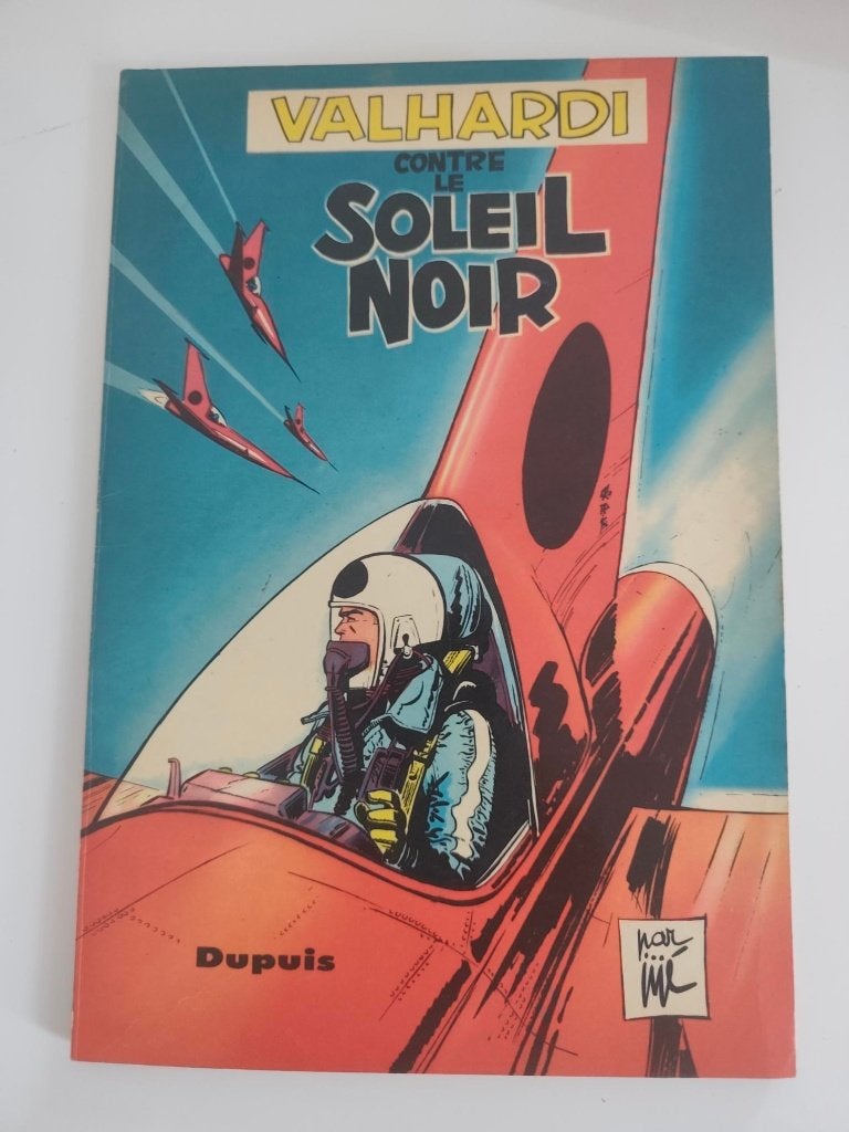 Jean Valhardi contre le Soleil Noir – Jijé – EO1958, Envoi, Comme neuf, Jijé