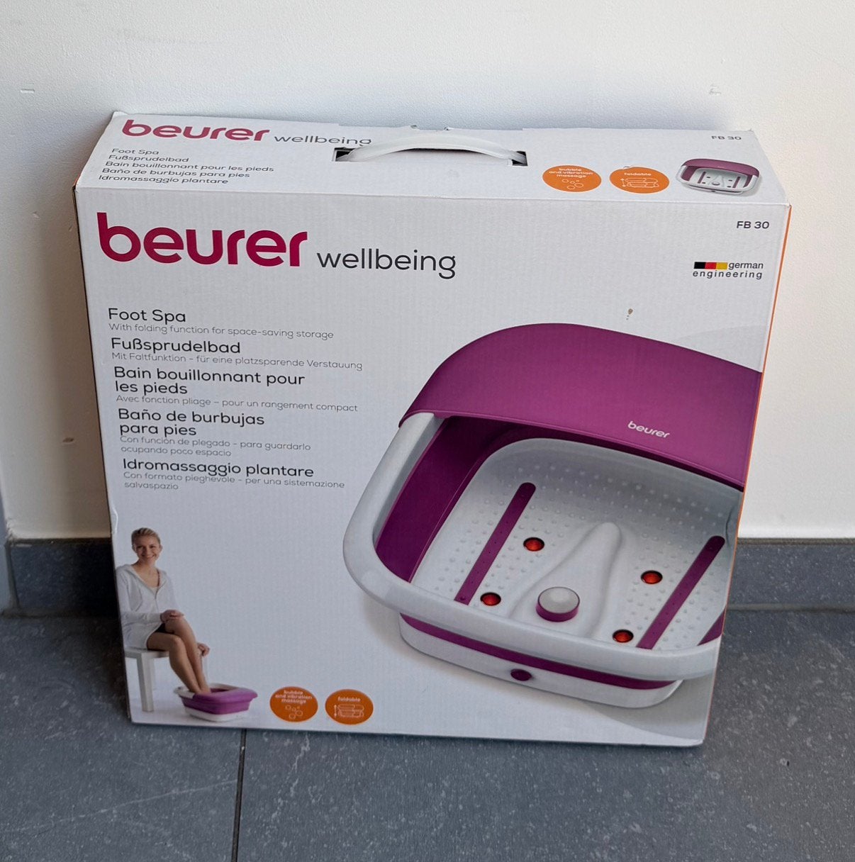 Spa / bain pour les pieds Beurer FB30, Enlèvement, Comme neuf