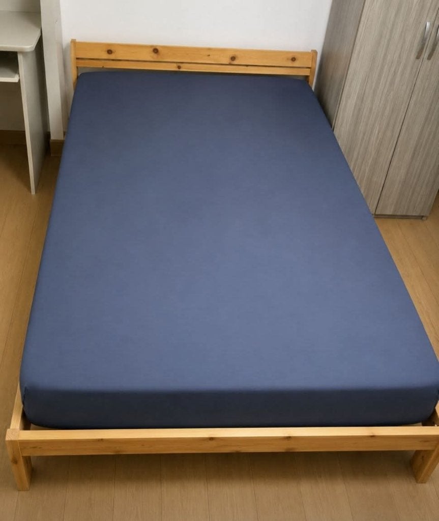 Lit, Beige, 140 cm, Enlèvement, Utilisé