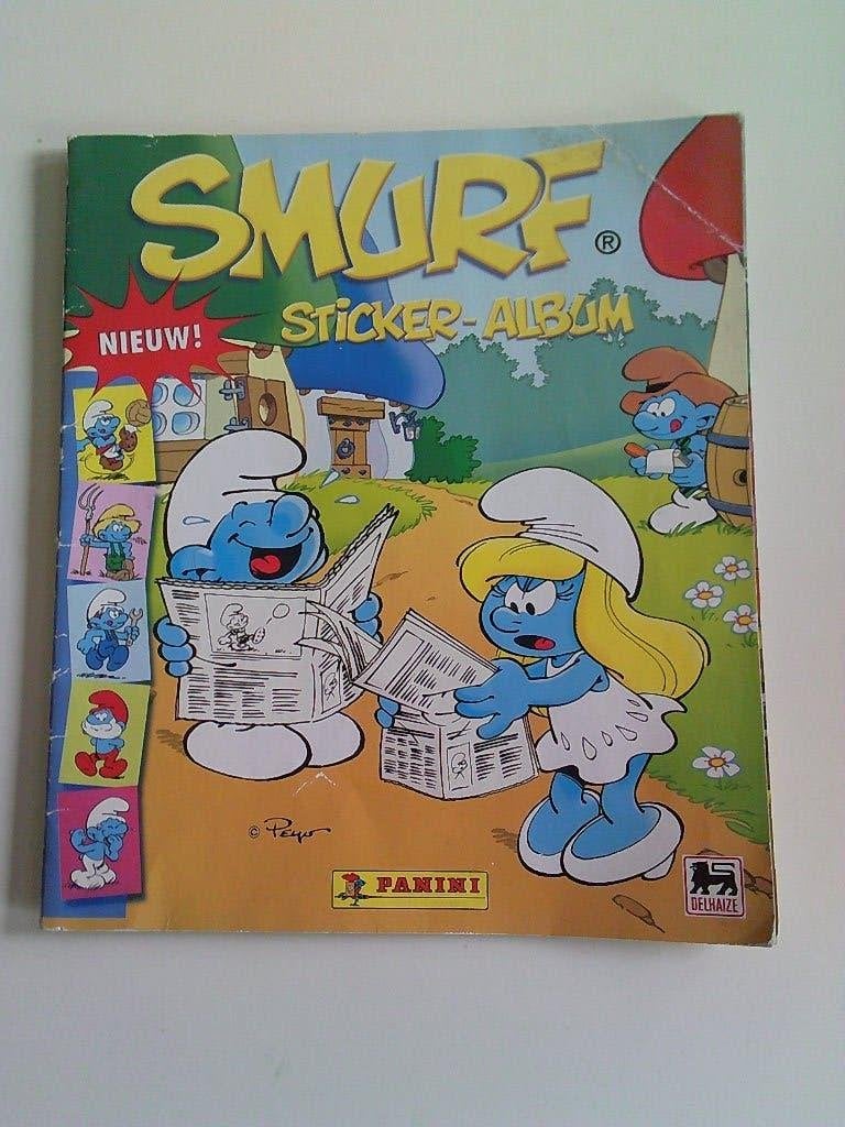 Panini sticker album Smurfen uit 2008, Boeken, Stripverhalen, Ophalen of Verzenden