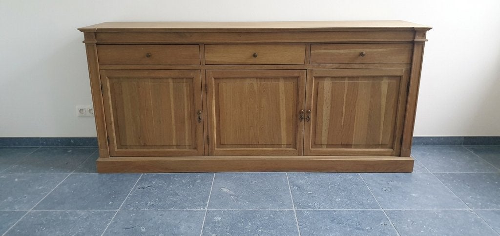 Landelijk eiken dressoir, 200 cm ou plus, Landelijk, Enlèvement, Utilisé