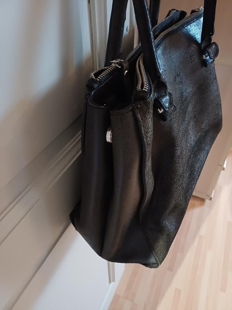 Handtas, Handtassen en Accessoires, Tassen | Damestassen, Ophalen, Bruin, Handtas