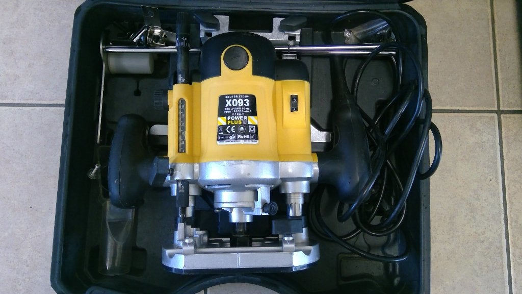 bovenfrees power plus, Doe-het-zelf en Bouw, Gereedschap | Freesmachines, Ophalen of Verzenden, Zo goed als nieuw, Elektrisch